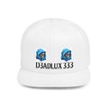 Snapback Hat — D3ADLUX 333 Skull Logo Flat Bill Cap