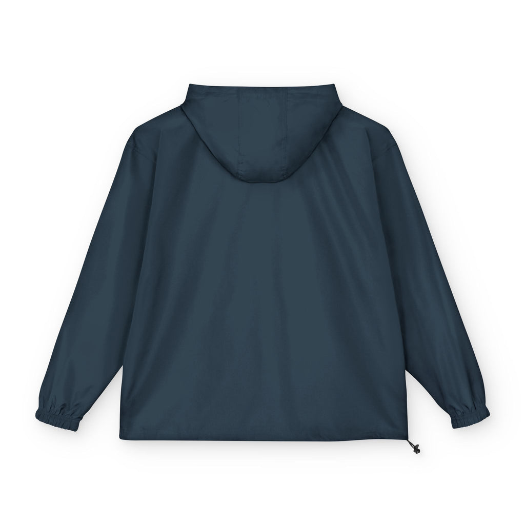 Packable Anorak Windbreaker — Blue D3ADLUX Skull
