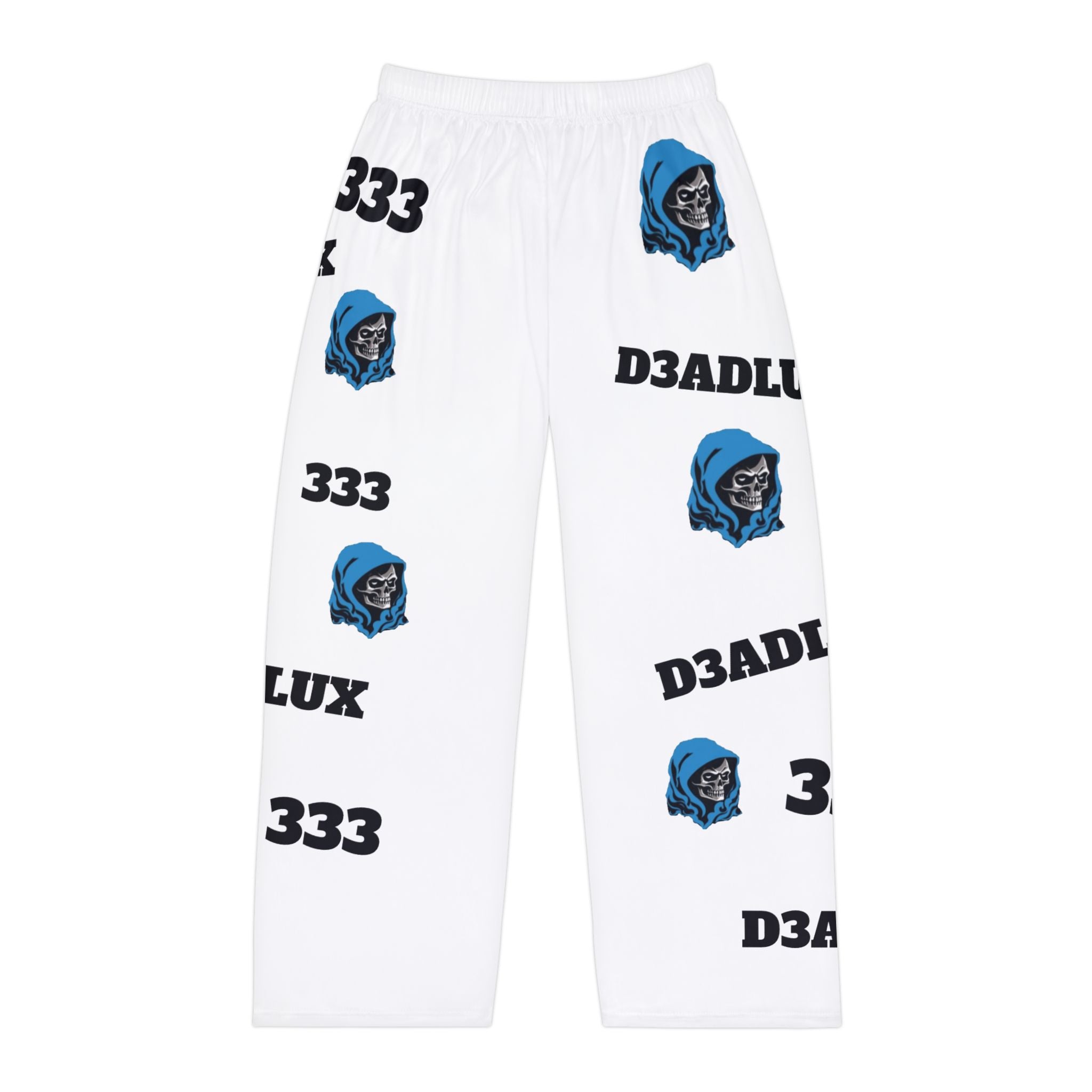 Skull Hood Pattern Pajama Pants — D3ADLUX 333 All-Over Print