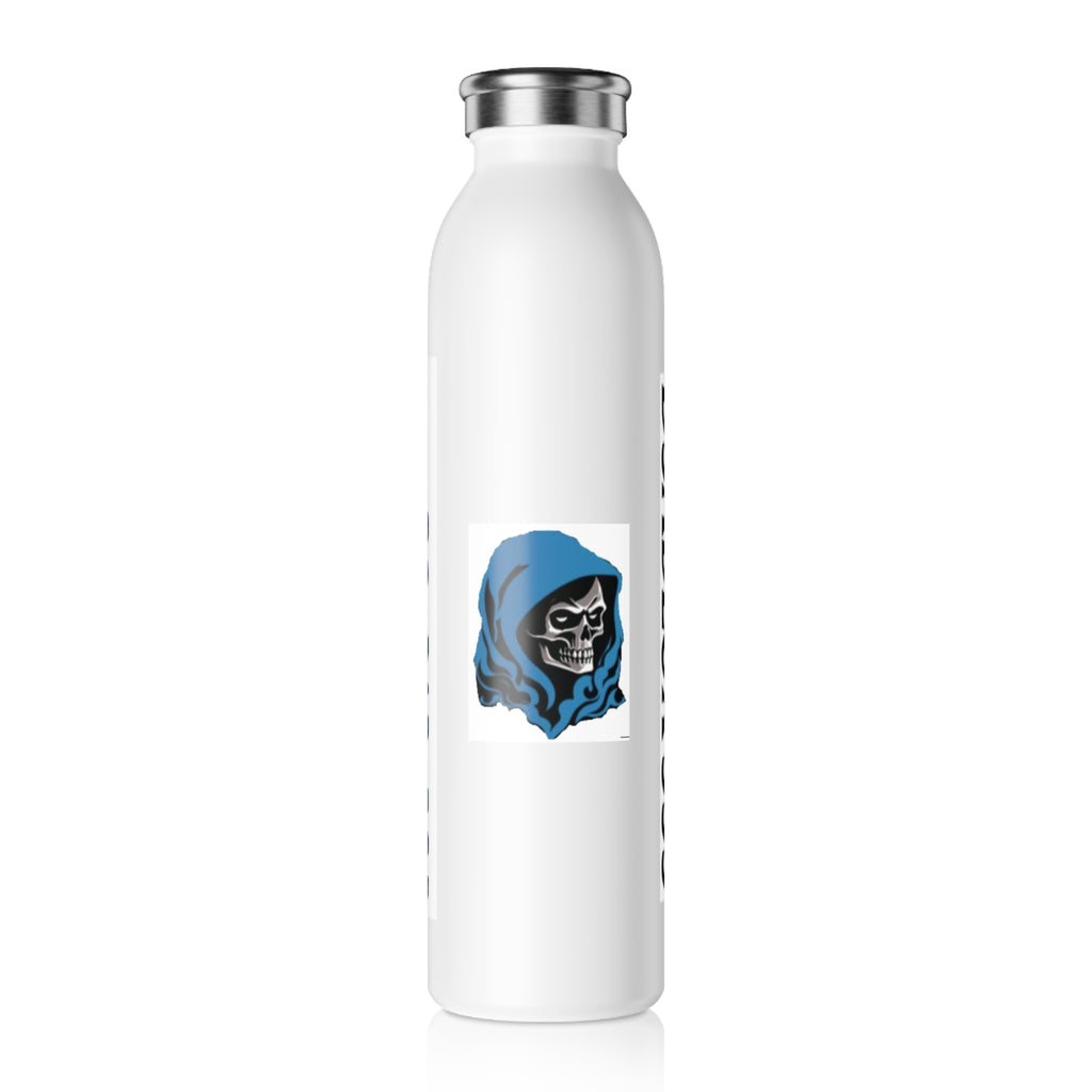 Slim Water Bottle — '...TO DIE FOR' Grim Reaper Design Stainless Steel Bottle