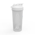 Protein Shaker - Minimal Blue Rose Design with 333 Accent