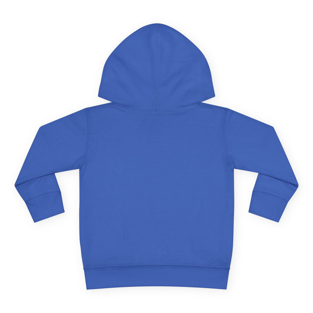 Toddler Hoodie with Blue Hooded Skull Graphic — Cute Edgy Kids Pullover