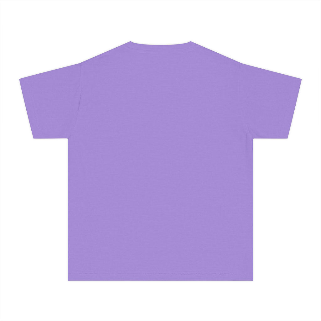 Youth Tee — Blue Skull Crest with “333” Graphic