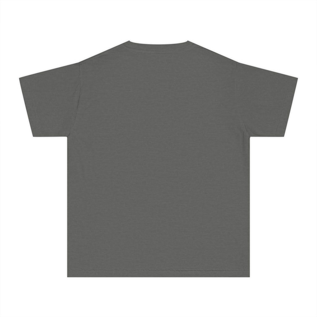 Youth Tee — Blue Skull Crest with “333” Graphic