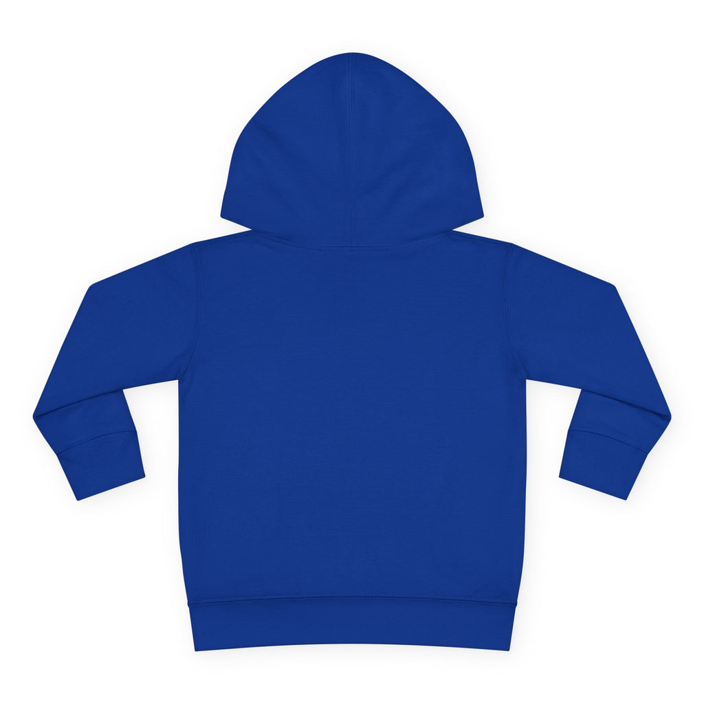 Toddler Hoodie with Blue Hooded Skull Graphic — Cute Edgy Kids Pullover