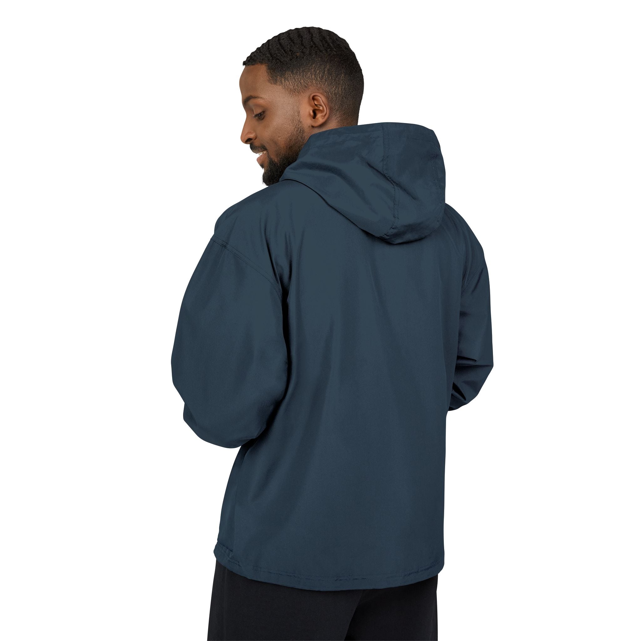 Packable Anorak Windbreaker — Blue D3ADLUX Skull