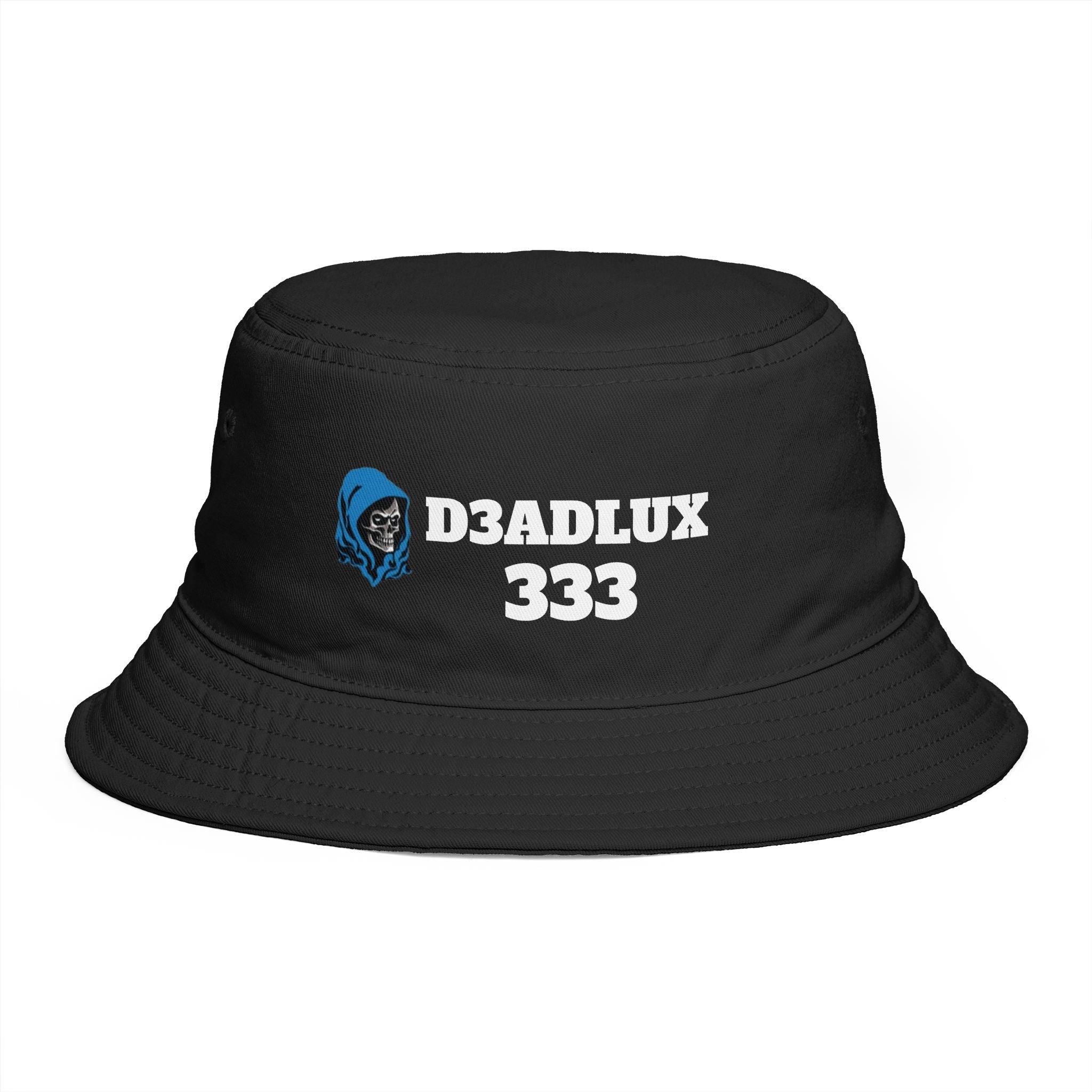 D3ADLUX 333 Skeleton Hood Brown Bucket Hat