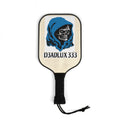Pickleball Paddle Set — D3ADLUX 333 Skull Hood Design