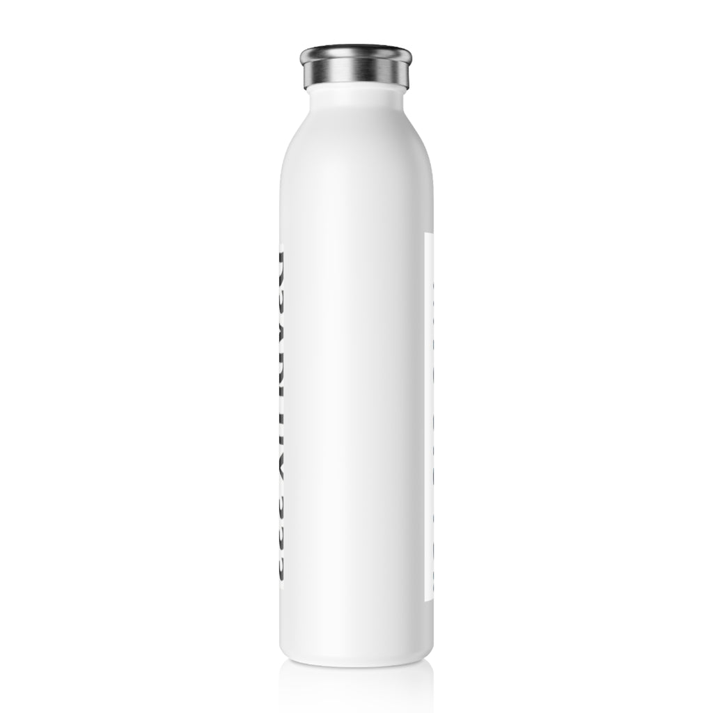 Slim Water Bottle — '...TO DIE FOR' Grim Reaper Design Stainless Steel Bottle