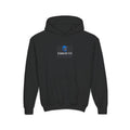 Youth Hoodie — 'DBADLUX 333' Blue Globe Logo Pullover