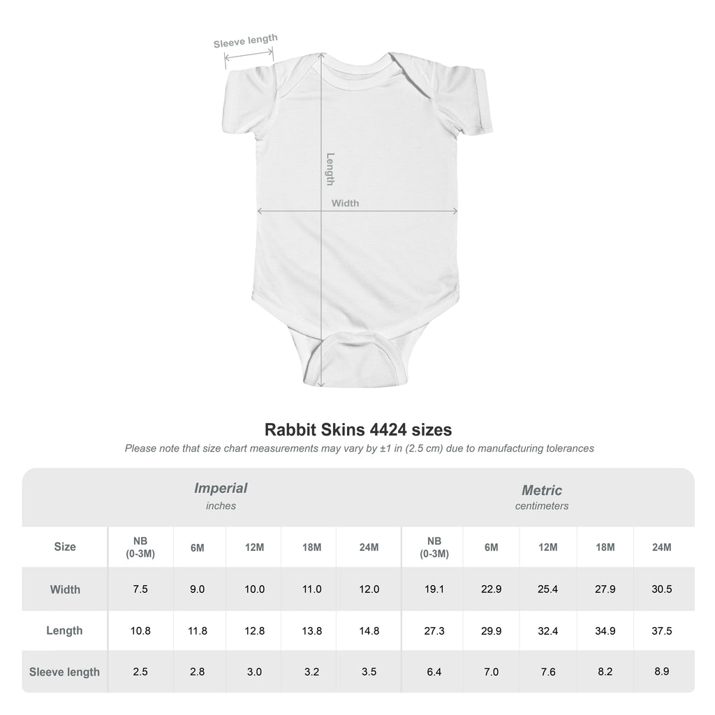 Infant Bodysuit with 'D3BDLUX 333' Gamer Logo — Baby Onesie