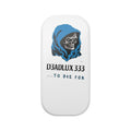Clickit Phone Stand — Grim Reaper Skull Design "D3ADLUX 333 ...To Die For"