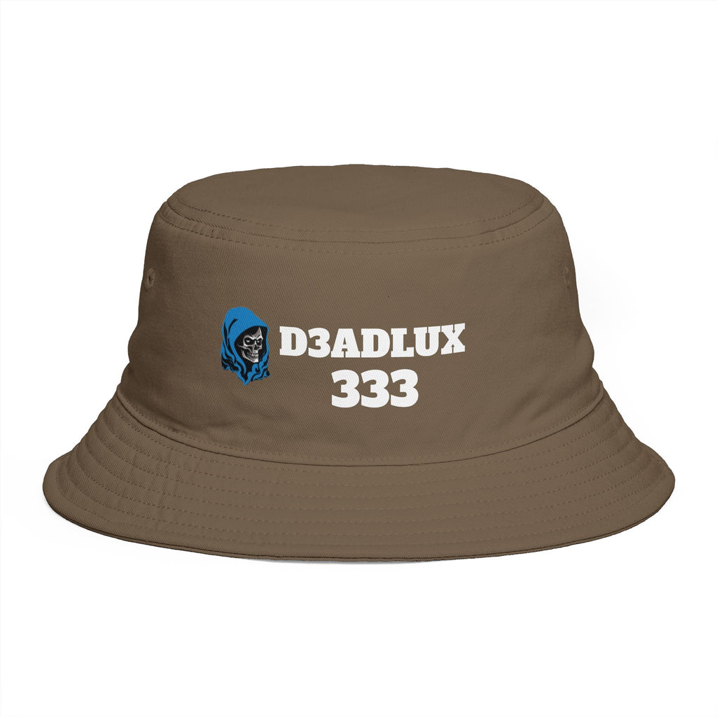 D3ADLUX 333 Skeleton Hood Brown Bucket Hat