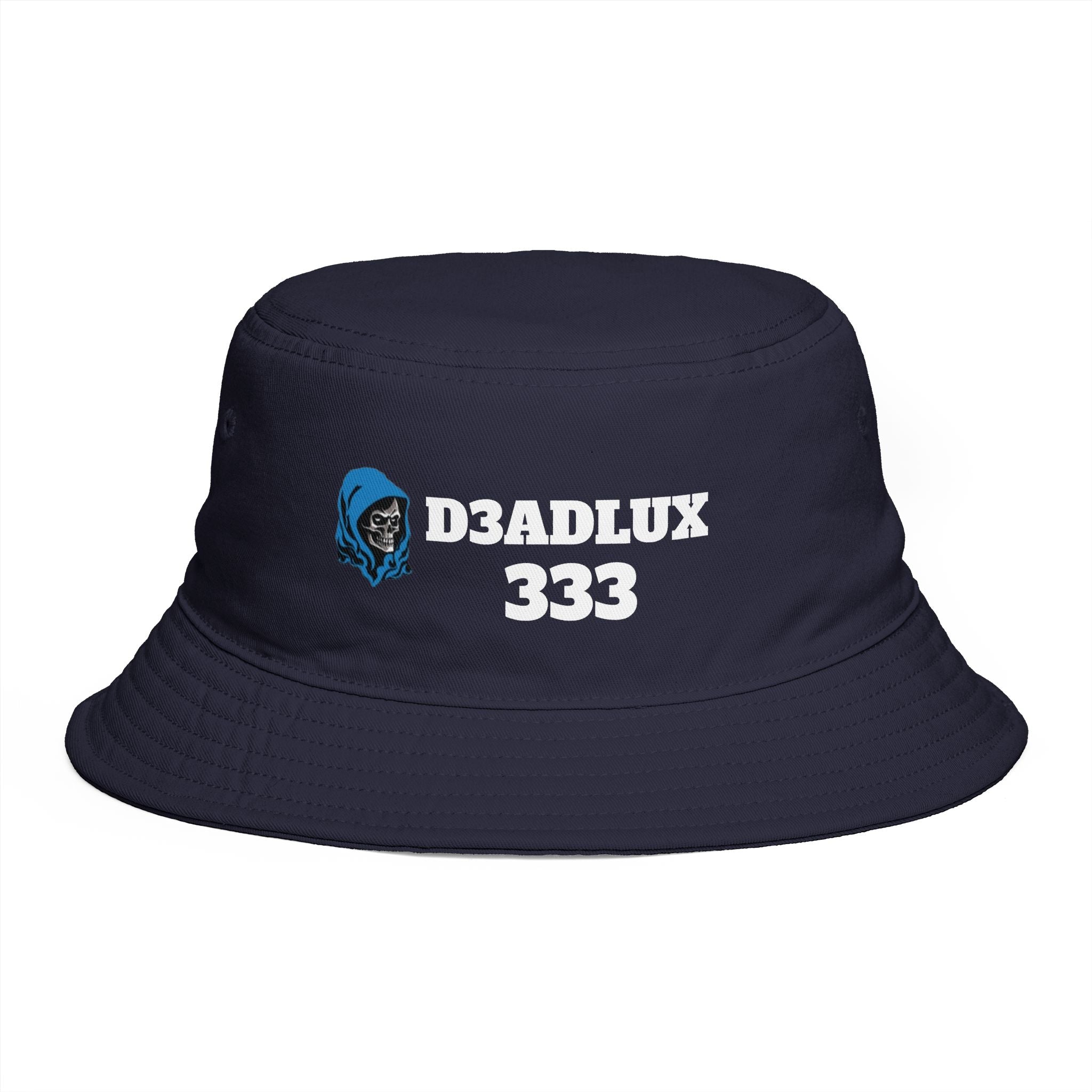 D3ADLUX 333 Skeleton Hood Brown Bucket Hat