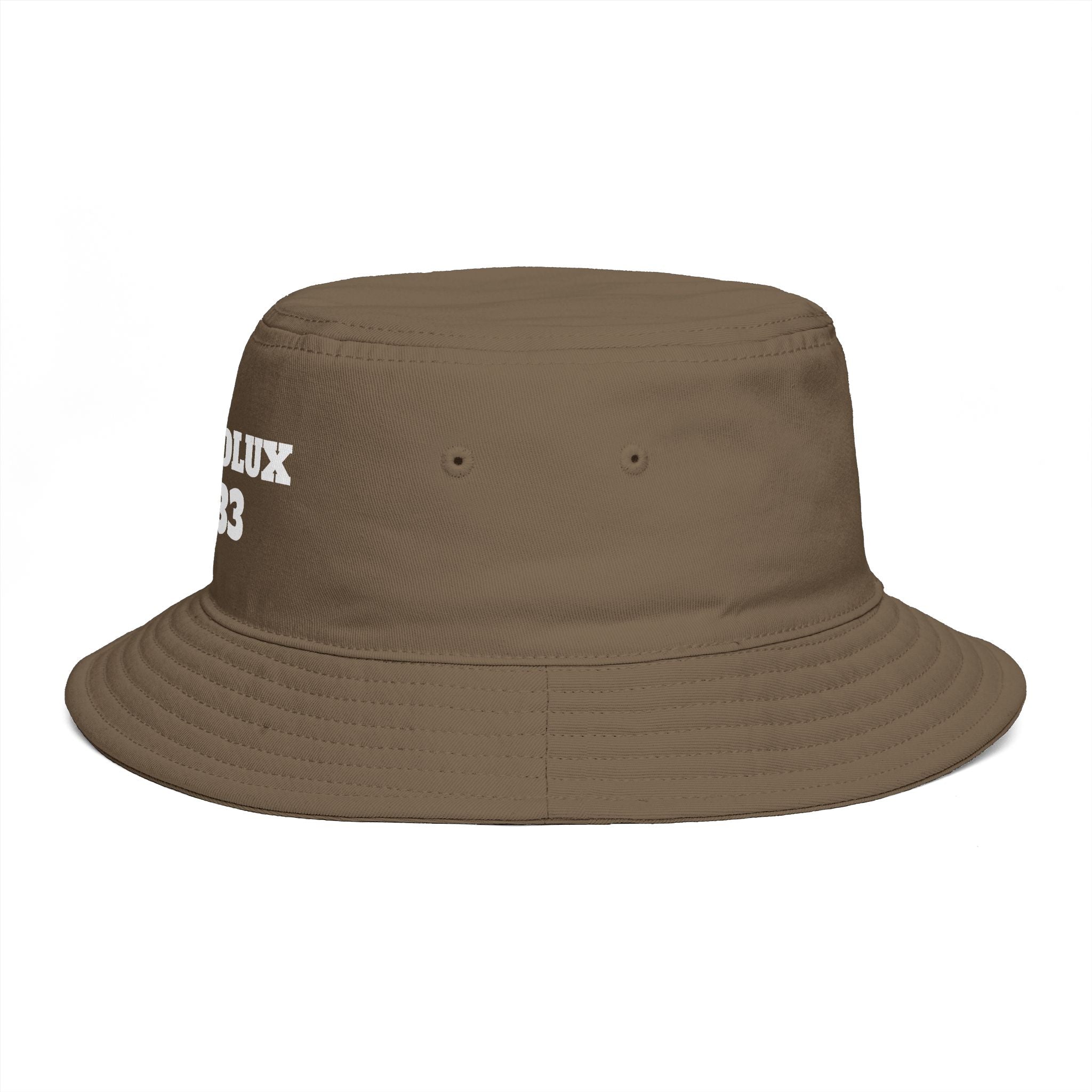 D3ADLUX 333 Skeleton Hood Brown Bucket Hat