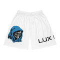 Skull Hoodie Basketball Shorts — "LUX LIFE" Graphic AOP Athletic Shorts LUX LIFE SUMMER EDITION