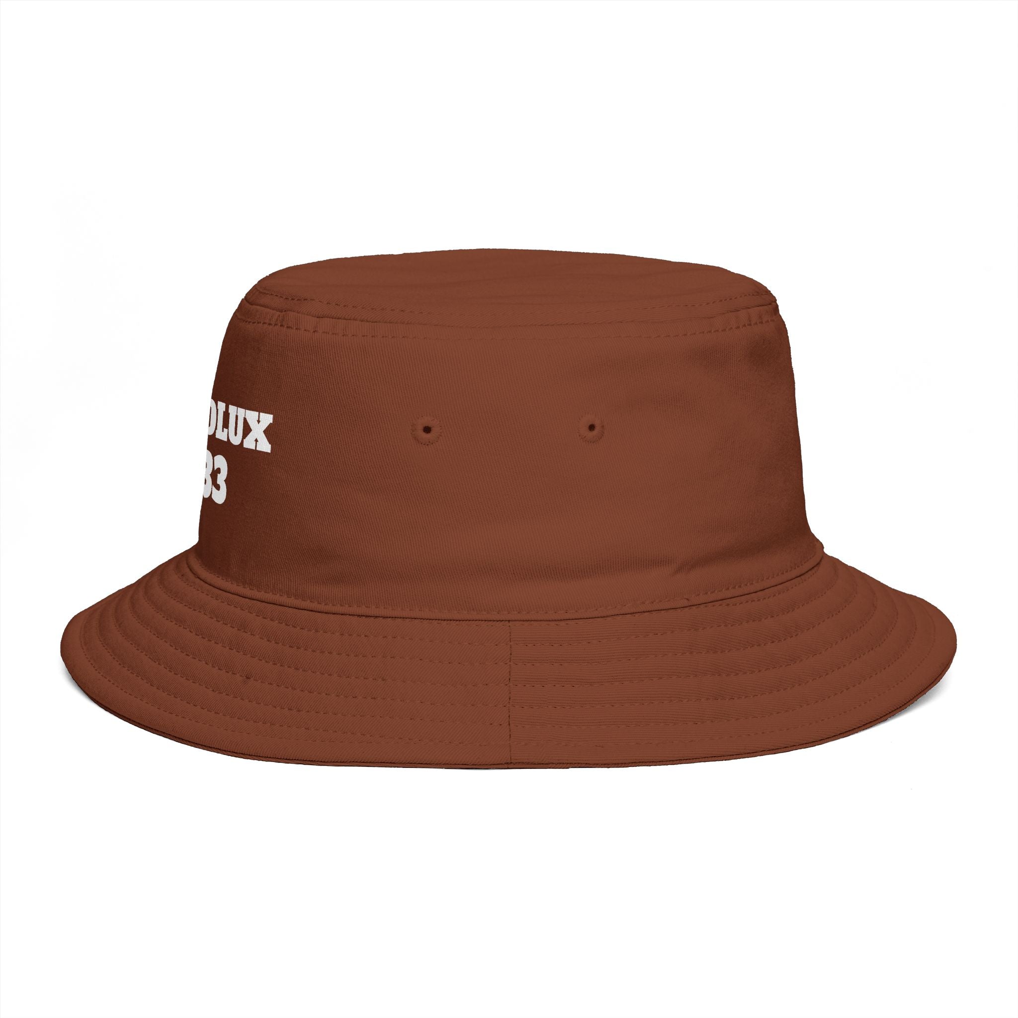 D3ADLUX 333 Skeleton Hood Brown Bucket Hat