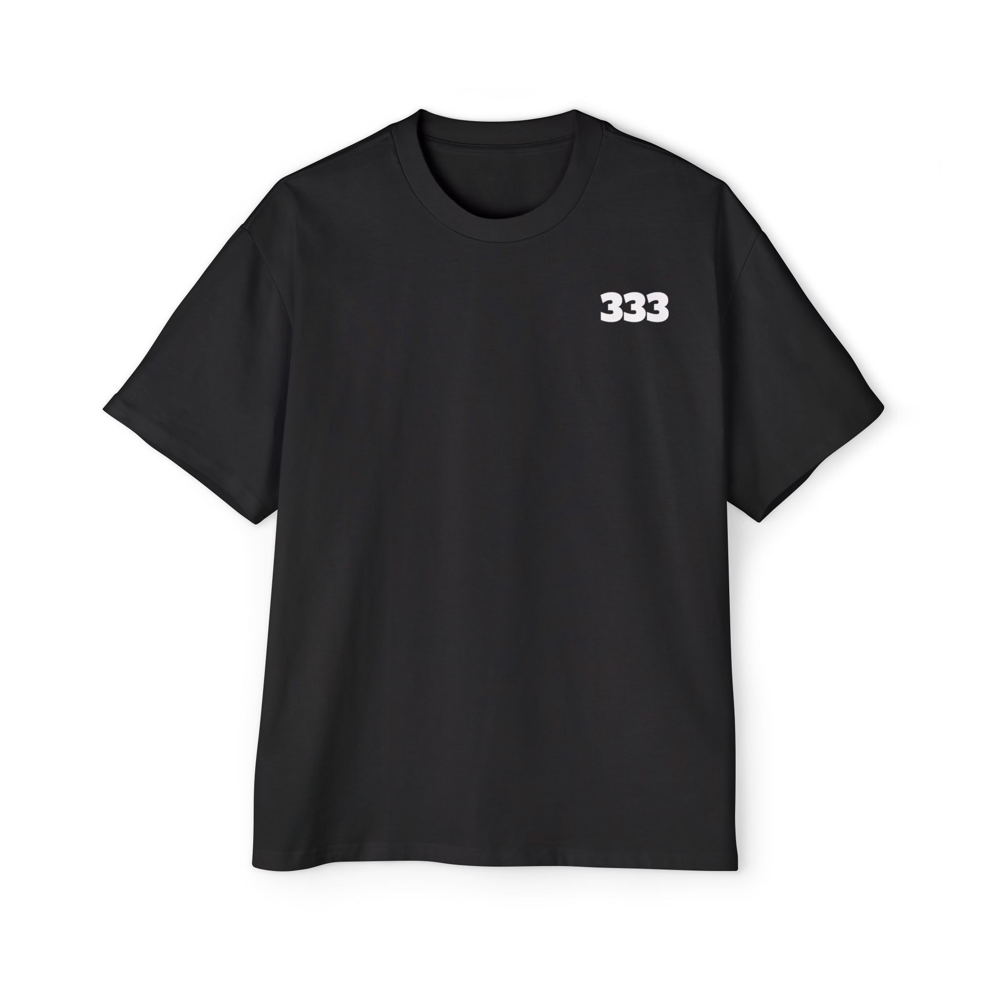Men's 333 T-Shirt. Big Logo On Back. OVERSIZED