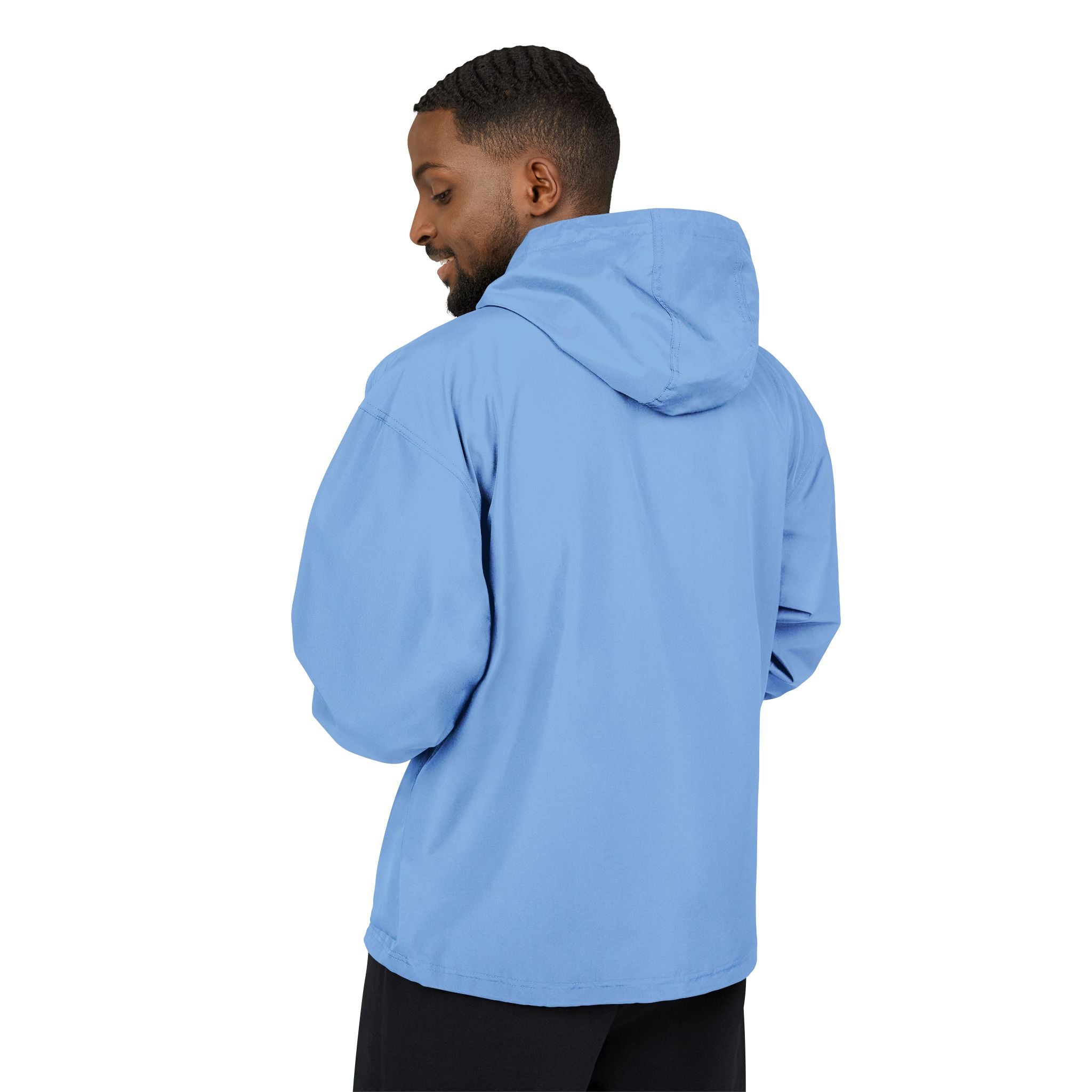 Packable Anorak Windbreaker — Blue D3ADLUX Skull