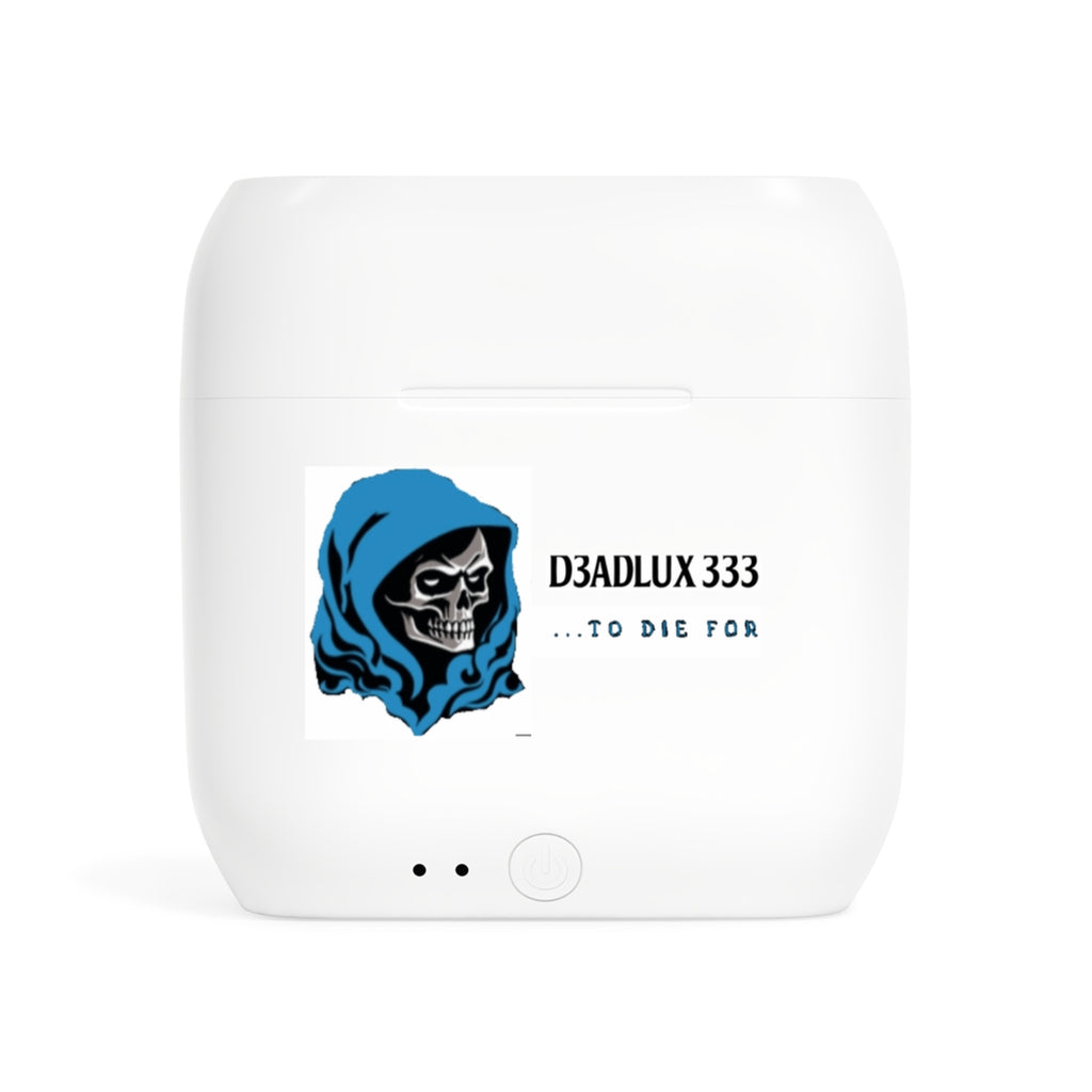 Earbuds — Blue Hooded Skull Wireless Earbud Charging Case