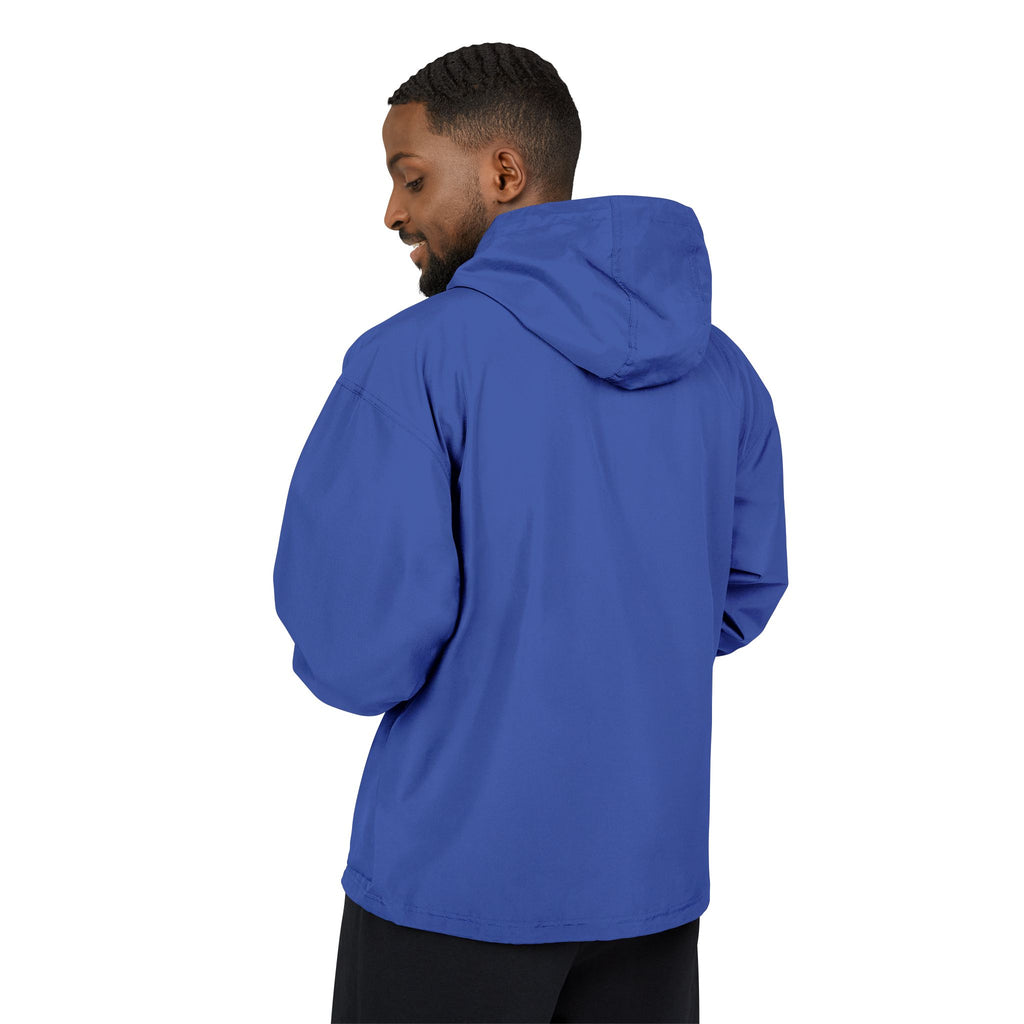 Packable Anorak Windbreaker — Blue D3ADLUX Skull
