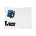 Reaper Skull Women's Shorts — Lux Blue Hooded Skull Graphic