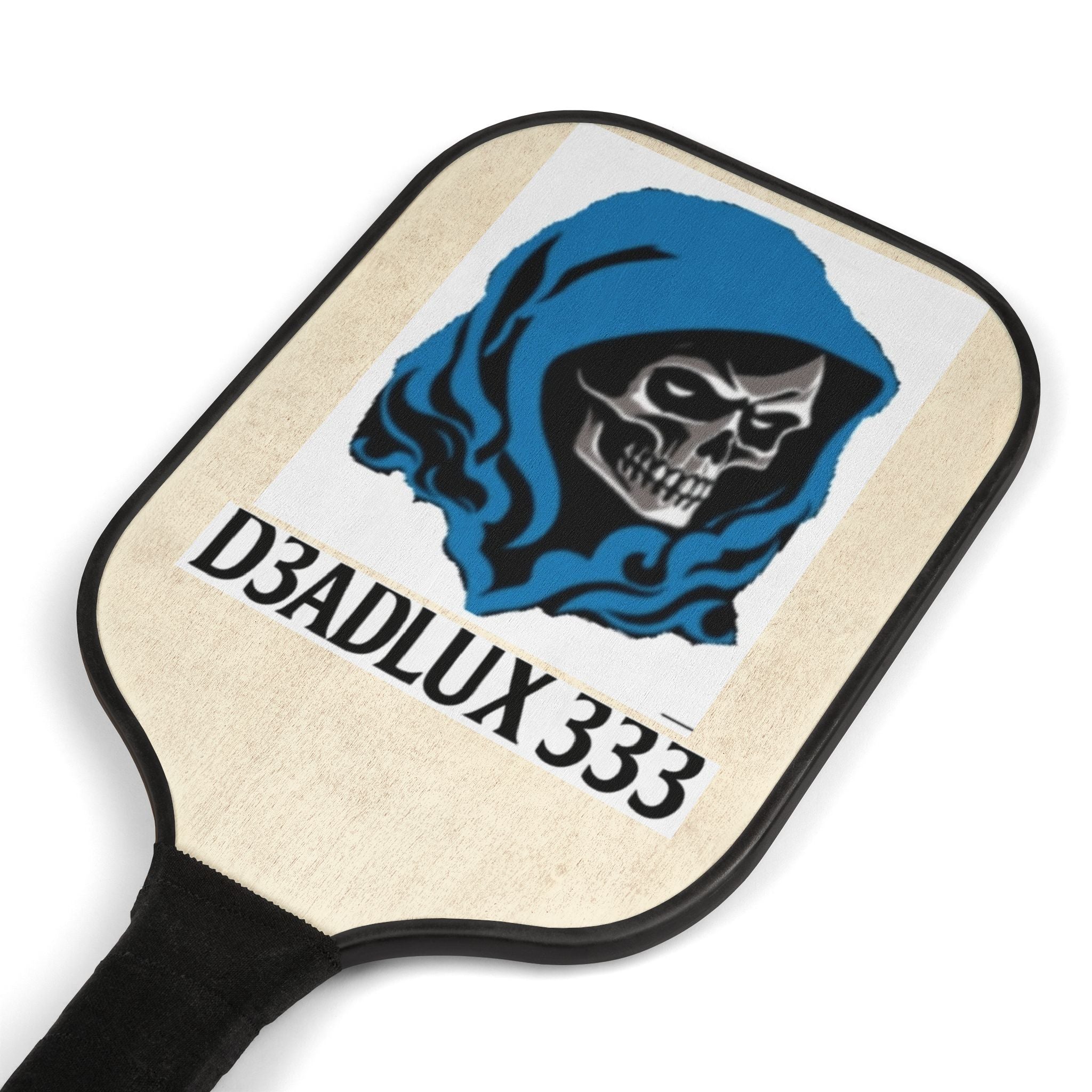 Pickleball Paddle Set — D3ADLUX 333 Skull Hood Design