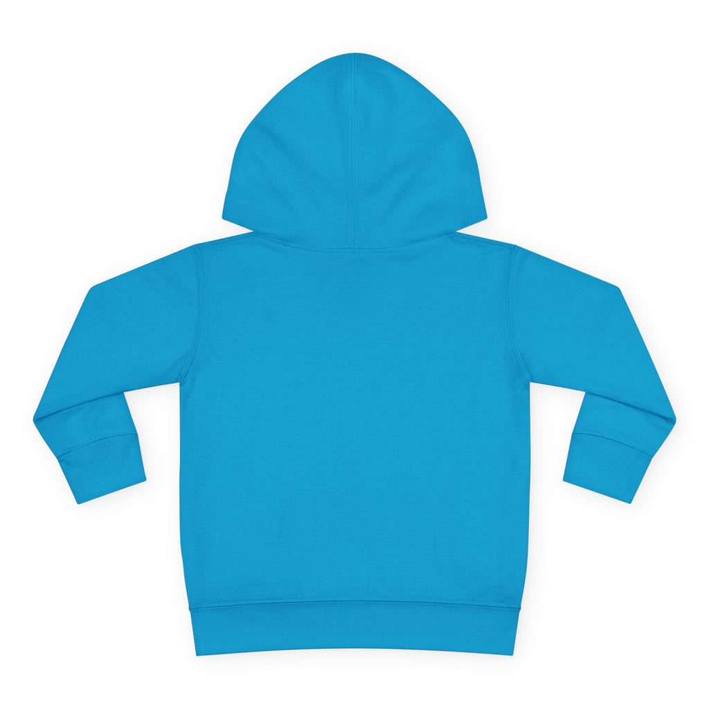 Toddler Hoodie with Blue Hooded Skull Graphic — Cute Edgy Kids Pullover